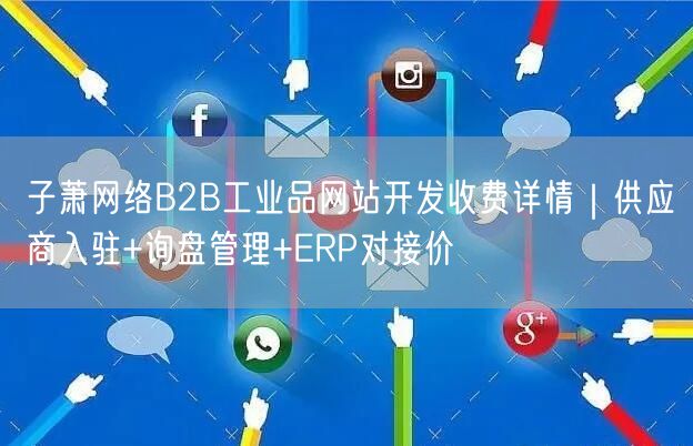 子萧网络B2B工业品网站开发收费详情｜供应商入驻+询盘管理+ERP对接价