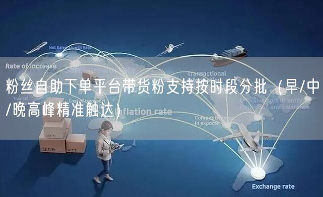 粉丝自助下单平台带货粉支持按时段分批（早/中/晚高峰精准触达）
