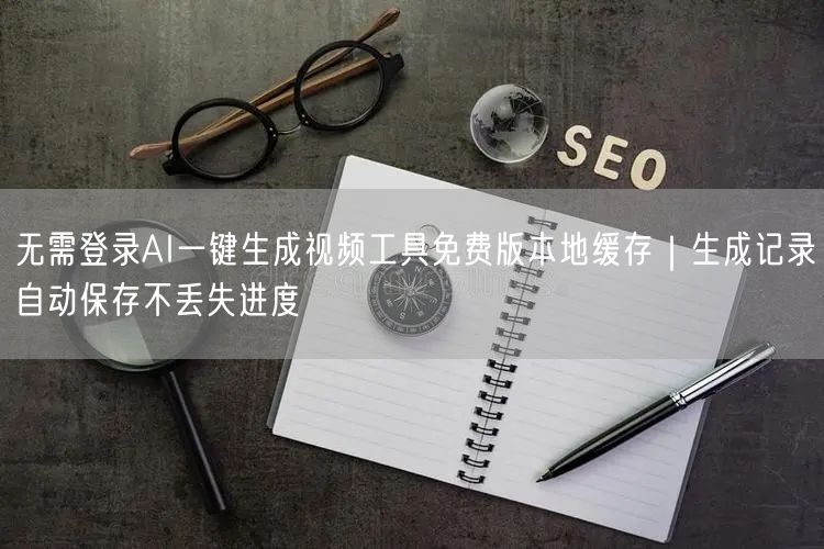 无需登录AI一键生成视频工具免费版本地缓存｜生成记录自动保存不丢失进度