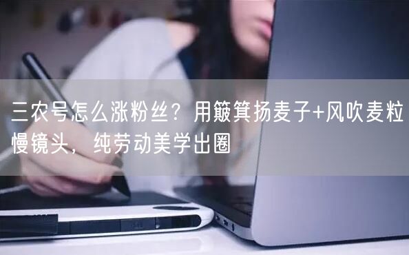 三农号怎么涨粉丝？用簸箕扬麦子+风吹麦粒慢镜头，纯劳动美学出圈