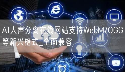 AI人声分离在线网站支持WebM/OGG等新兴格式_全面兼容