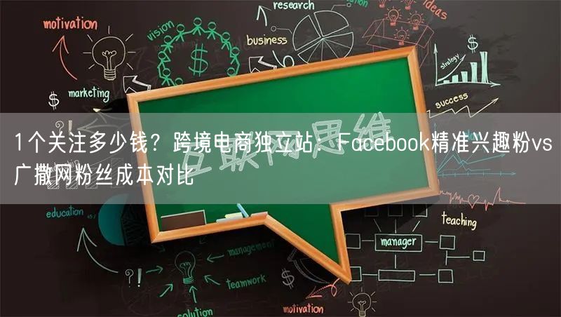 1个关注多少钱？跨境电商独立站：Facebook精准兴趣粉vs广撒网粉丝成本对比